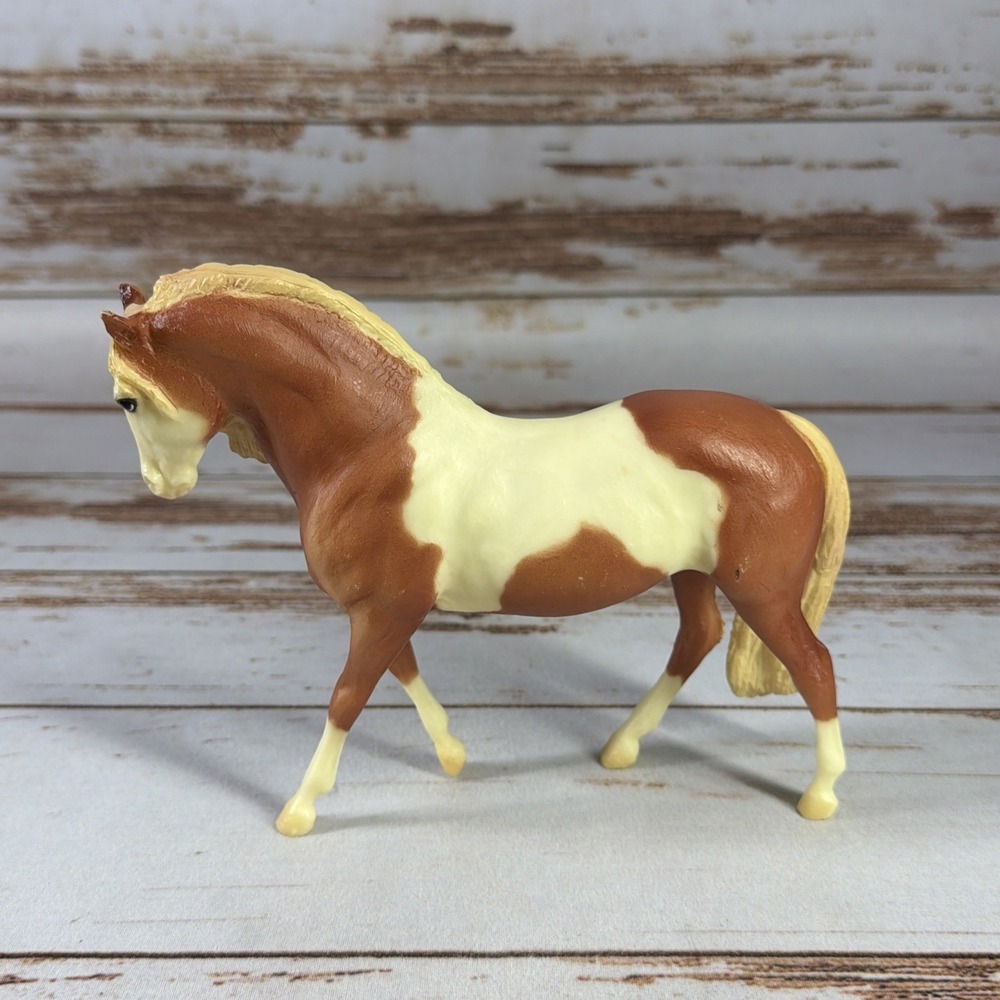 Breyer Rare Overo Paint Mare Model Horse Silver Belly Mark Collectible Used